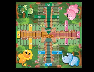 Tapete Parchis Material impreso en selección de color (sobre — El Mundo de Sophia
